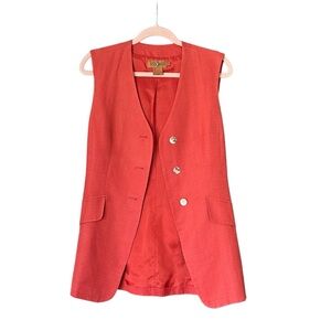 Vintage Vest 100% Silk Essendi